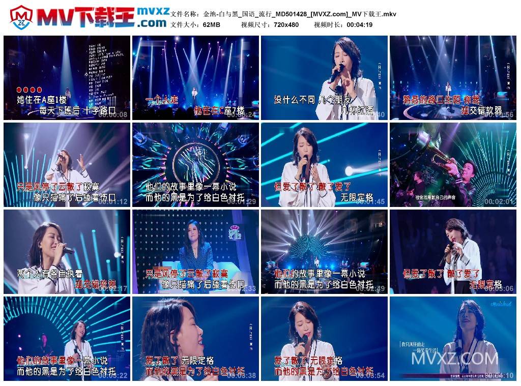 金池-白与黑_国语_流行_MD501428